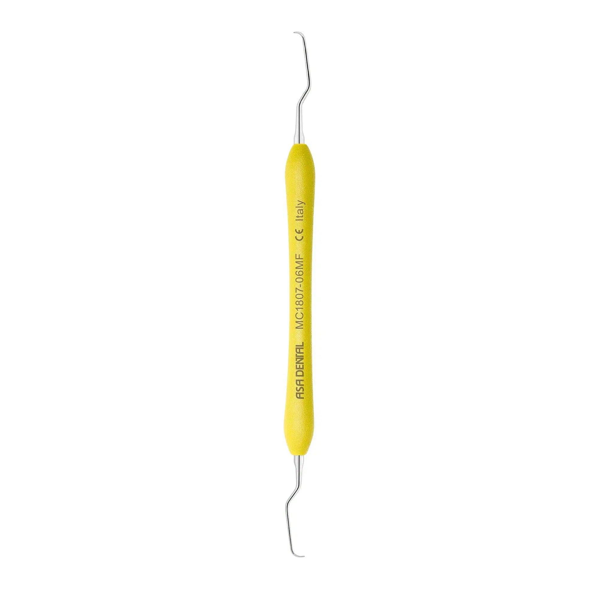 Curette de Gracey Asa Dental #5/6 type MF jaune (ø 8 / 10,5 mm)