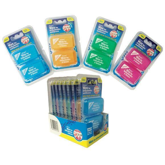 Piksters cire orthodontique menthe 2-Pack (2 x 5 pcs)