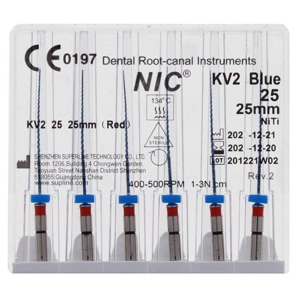 NIC® K-Pro file .02 / 25mm - ISO 35