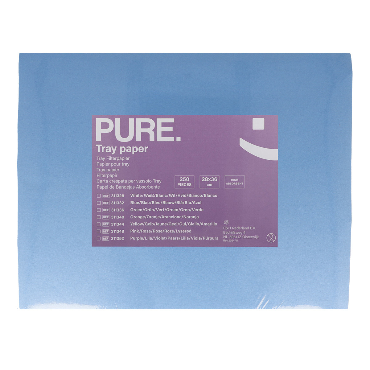 PURE XL Papier pour plateaux 28x36cm