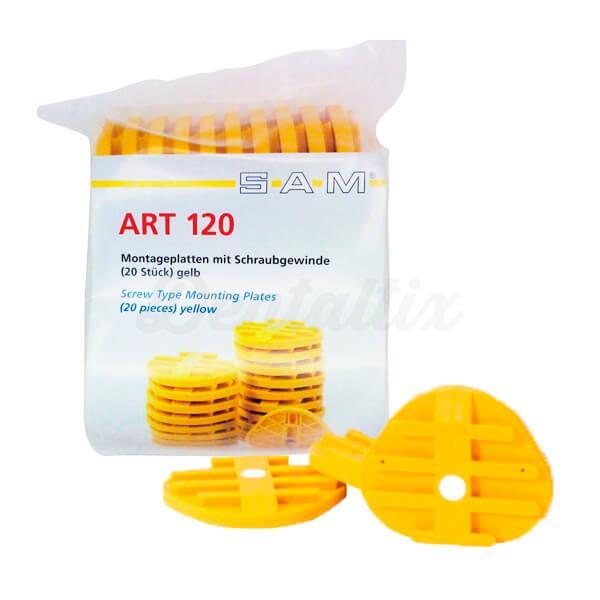 Plaques de montage avec filetage 20pcs