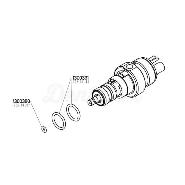 Joint torique petit pour Unifix (10 pcs)
