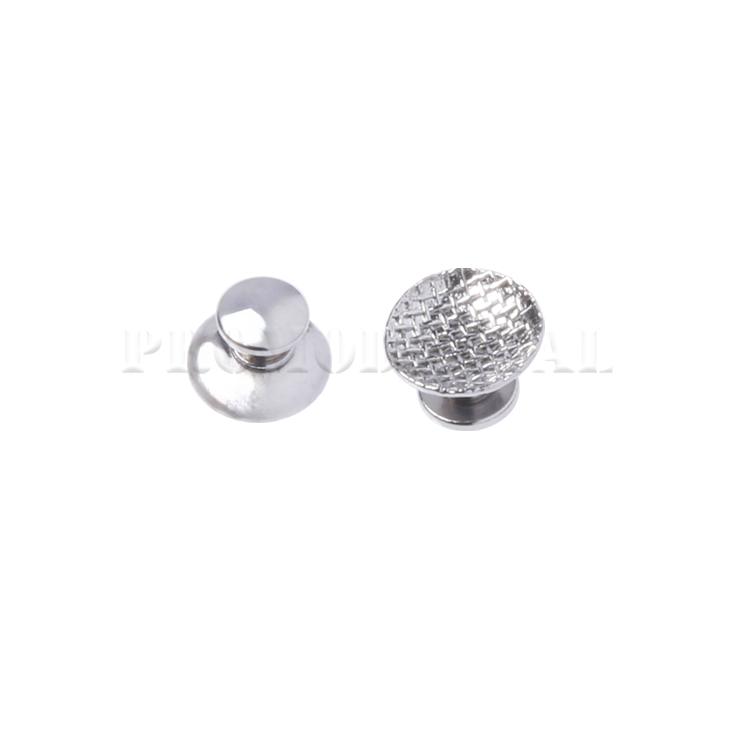 Boutons lingual rond collable