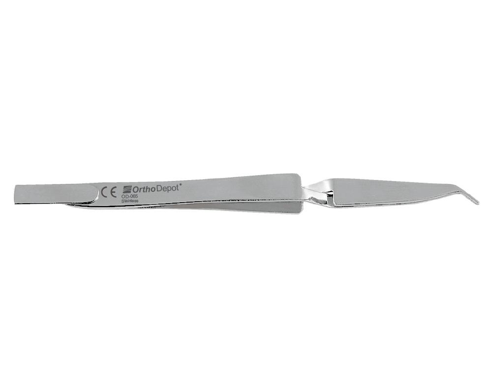 Bracket tweezers with bracket aligner, fine