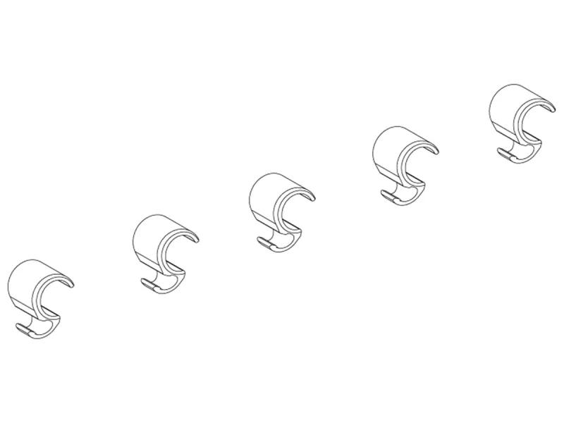 Set Of Tube Clamps 40190