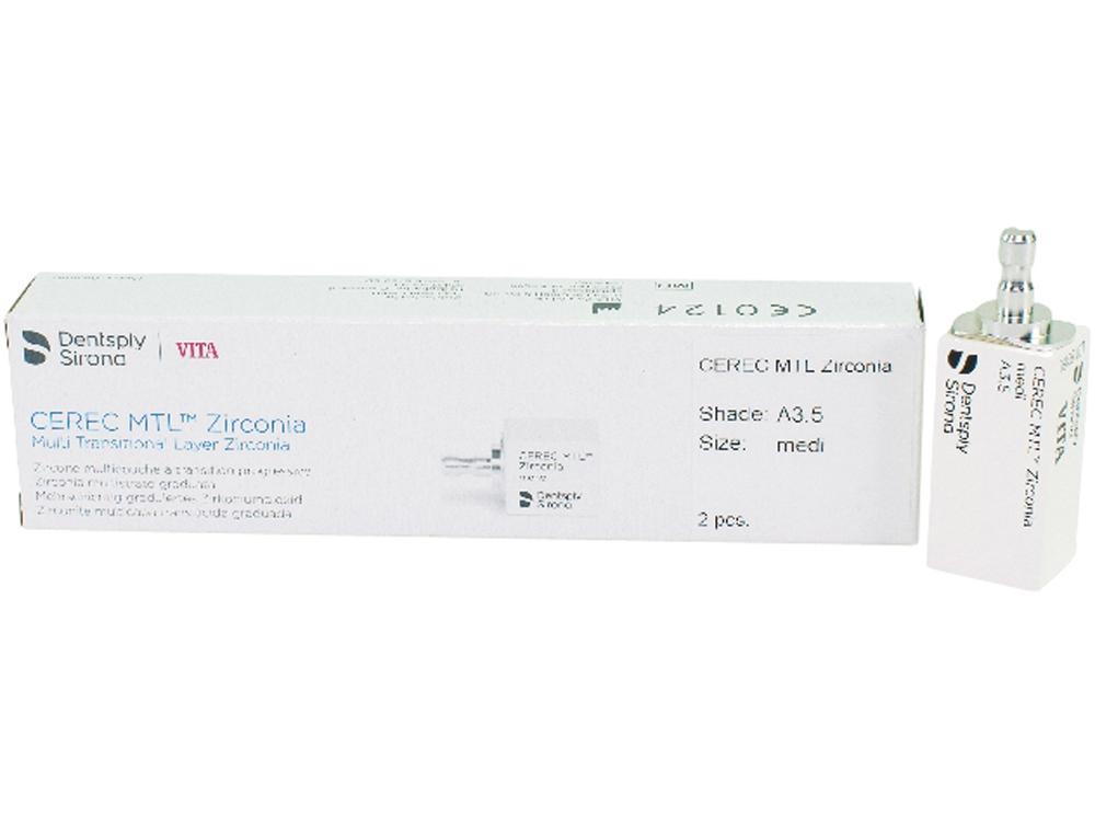 CEREC MTL Zirconia A3.5 médium 2pcs
