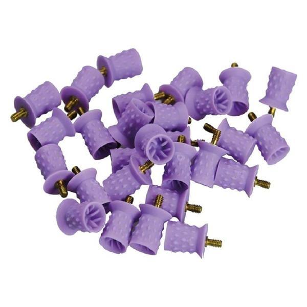 Prophy Cups - Screw Type -Soft, Spiral. Viole