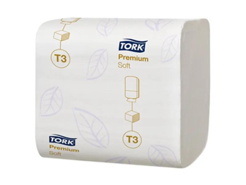 Tork Papier toilette feuilles doux Premium T3 (2 plis)