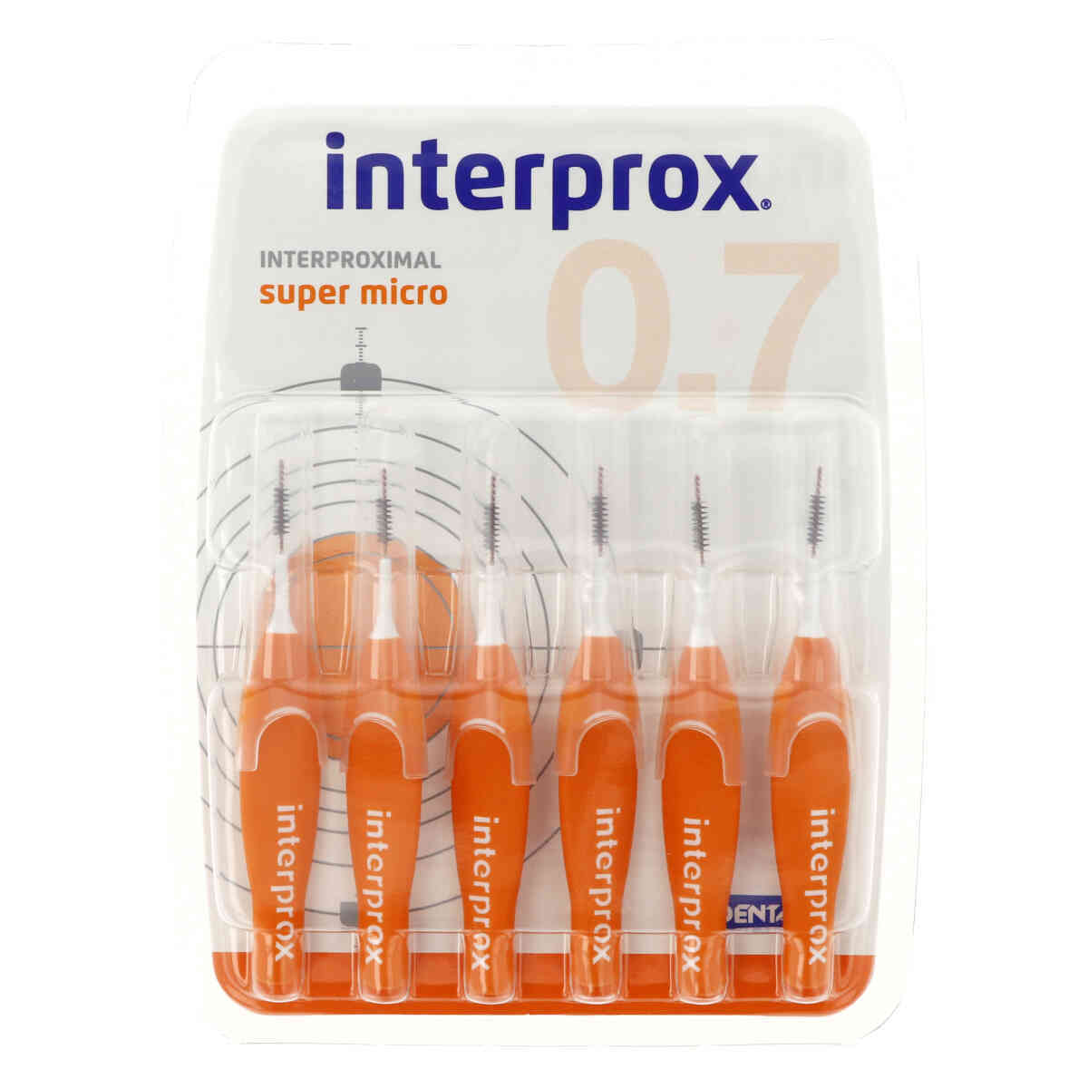 Interprox® Super Micro brossettes interdentaires Ø 2,0mm (orange) - 6pces