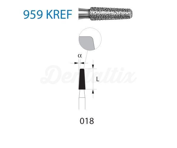 Fraises 959KR.314 Coniques Plates FG (5 pièces)