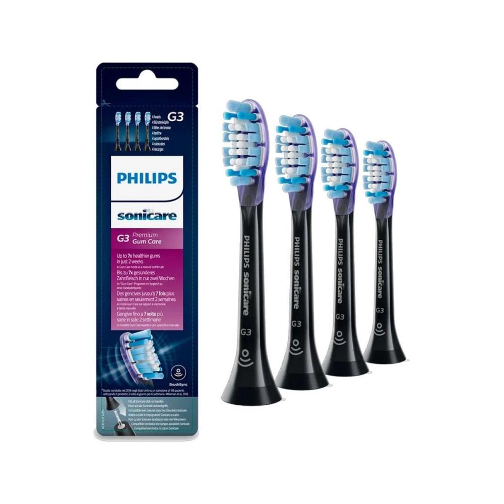 Philips Sonicare G3 Premium Gum Care brossettes de rechange noir 4 pcs