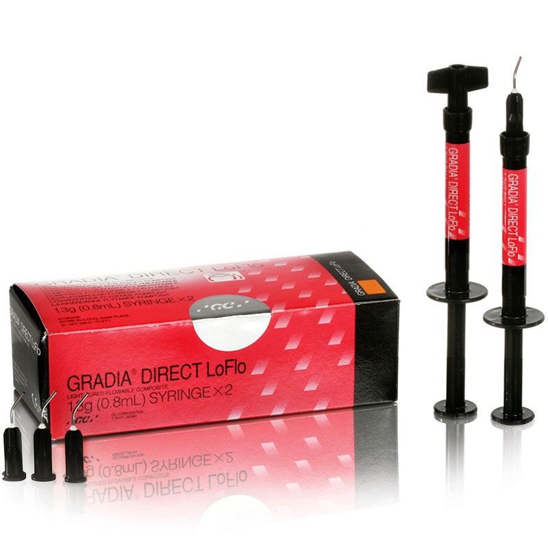 GC Gradia Direct LoFlo seringue, teintes A/CV (2 x 1,3 g)