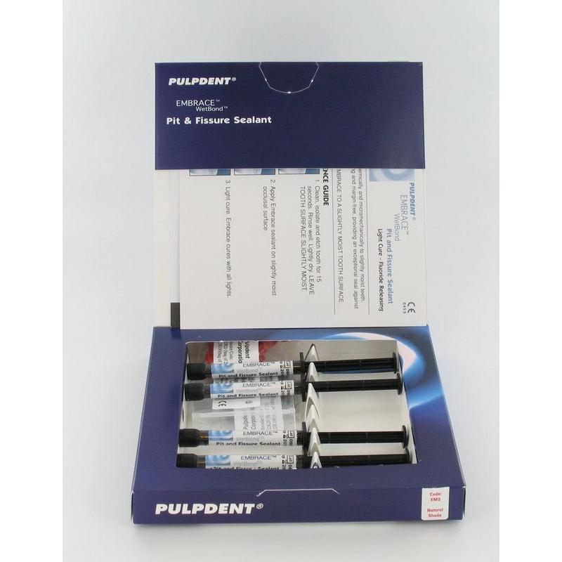 Pulpdent Embrace™ Wetbond scellant de sillons, plusieurs teintes (4 x 1,2 ml)
