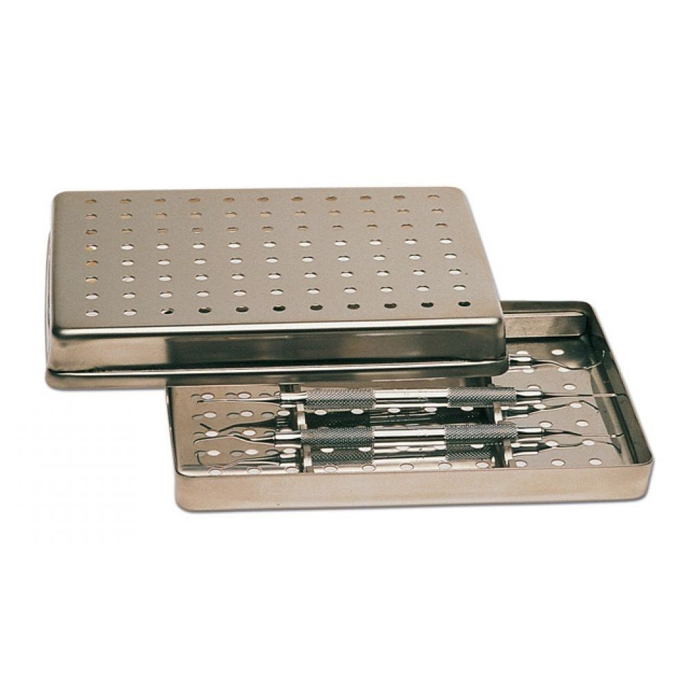 COUVERCLE INOX - PERFORE - 18X14X2,5CM