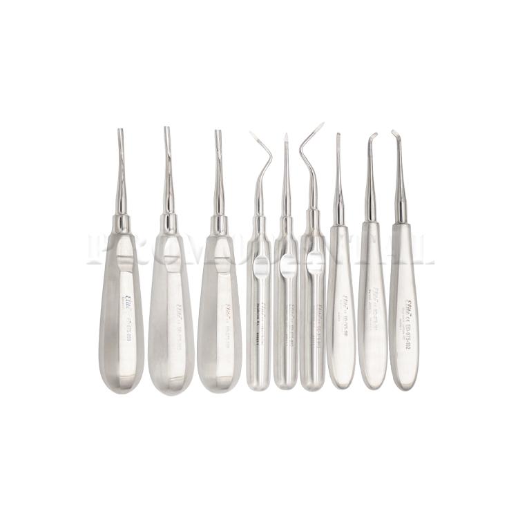 Kit van 9 wortelelevatoren