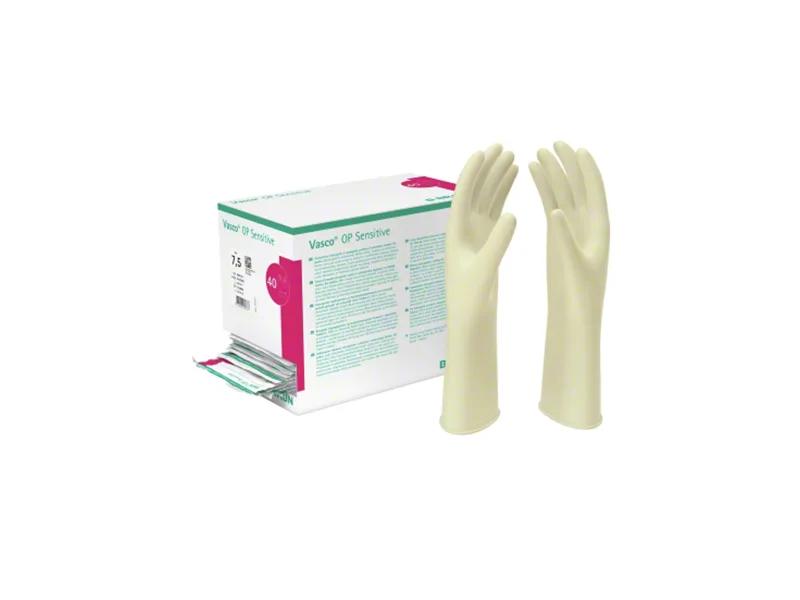 Vasco® OP Sensitive gants latex stérile non poudrés