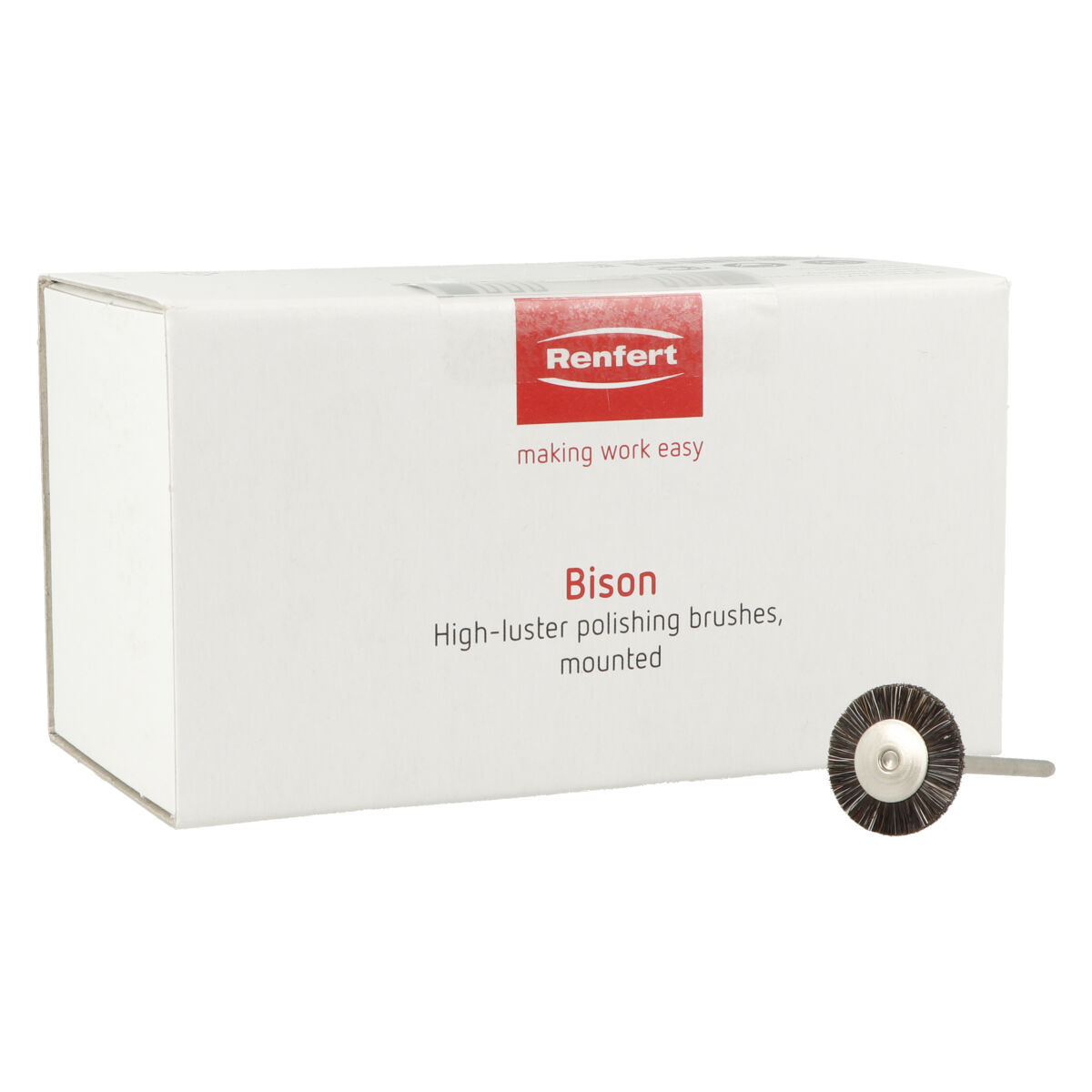 Renfert Bison Brossettes à polir Ø 18 mm - 100 pces