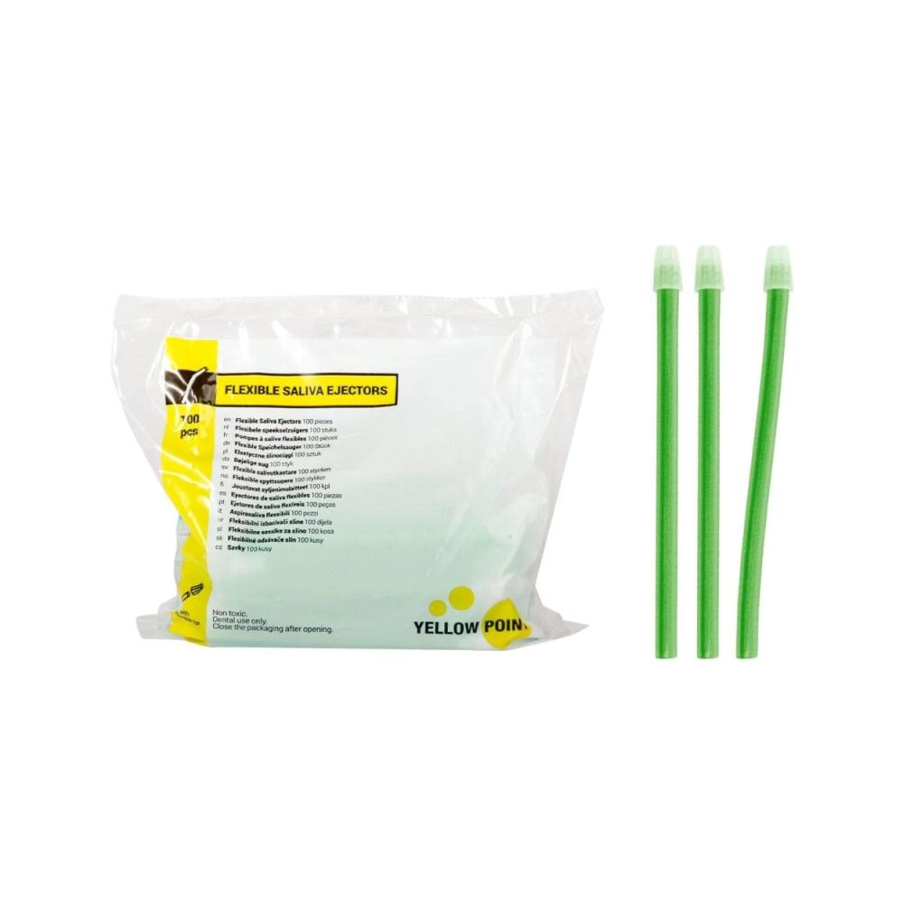 Y.P. Pompes à salive lime100 pcs