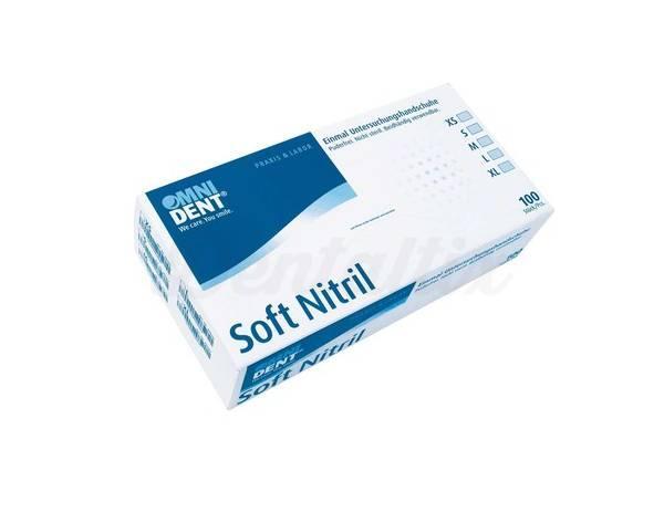 Omnident® Gants nitrile Soft sans poudre blanc