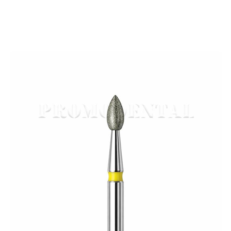 Diamantboor FG 254 (831EF) - knopvorm - geel korrel (extra fijn)