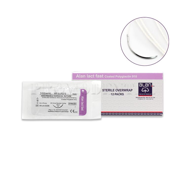 Sutures résorbables Alan Lact Fast (Polyglactin 910)