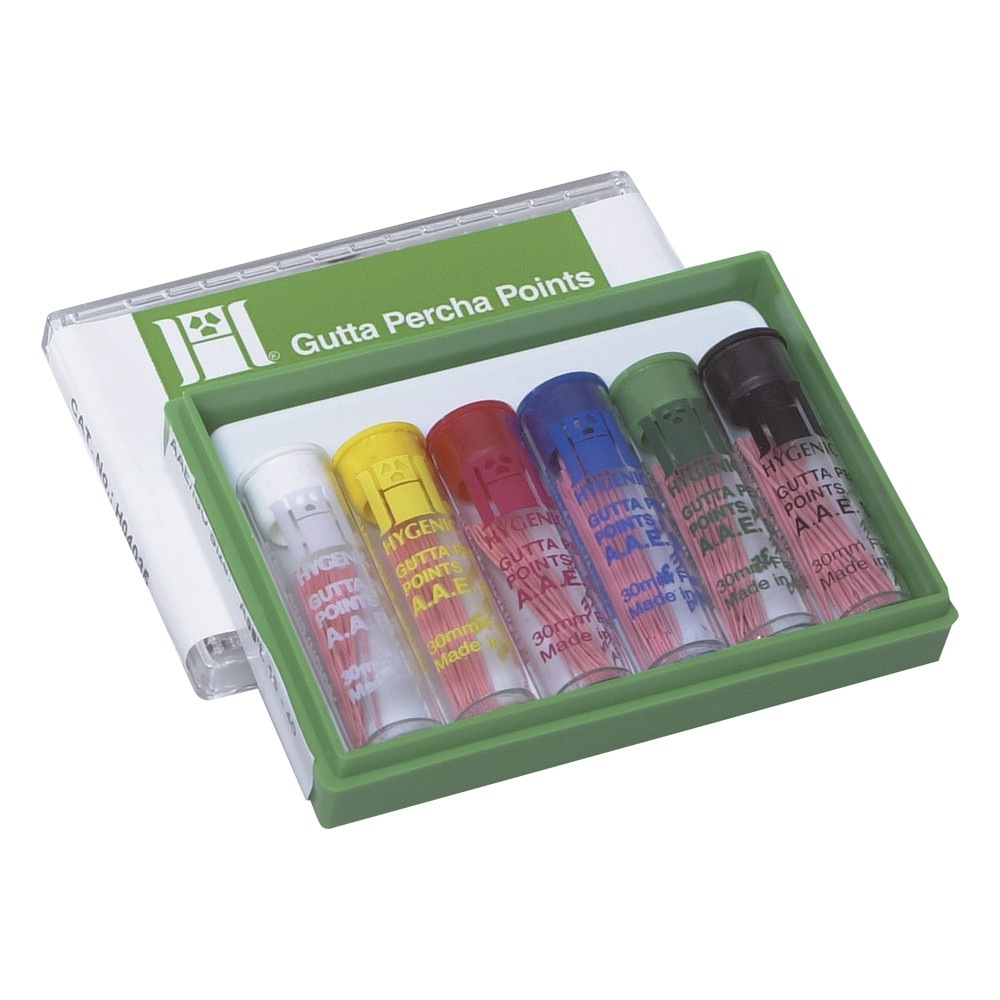 CONES DE GUTTA PERCHA ISO - LA BOITE DE 100 CONES