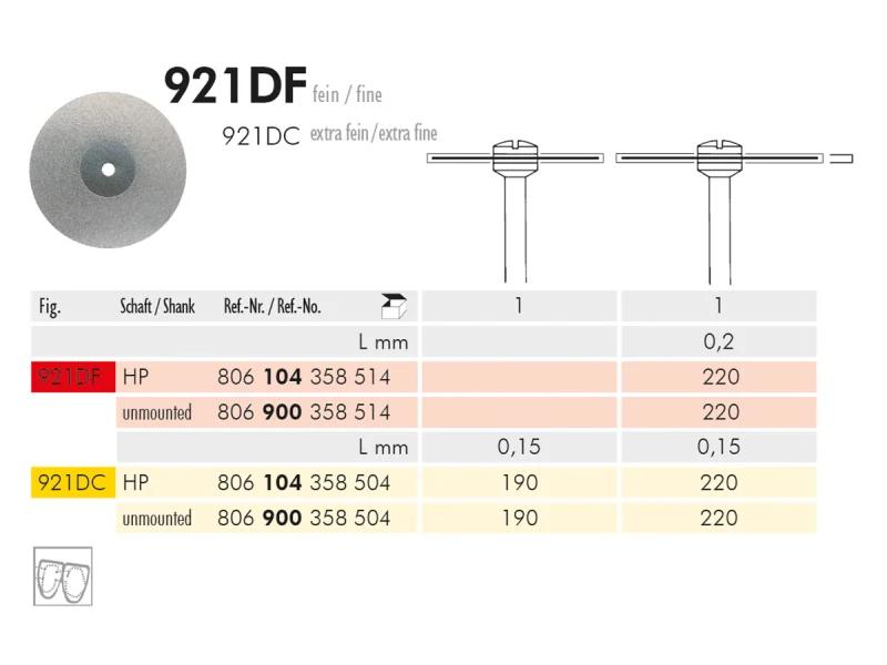 921 D disque diamanté