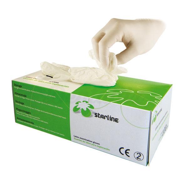 Gants en Latex non stériles (100 unités)