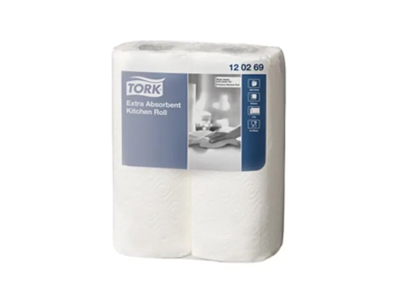 Tork Rouleau d’Essuie-tout Extra Absorbant (2 plis)