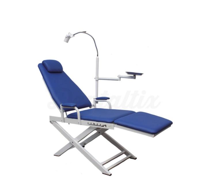 Draagbare behandelstoel - LED-lamp en tray