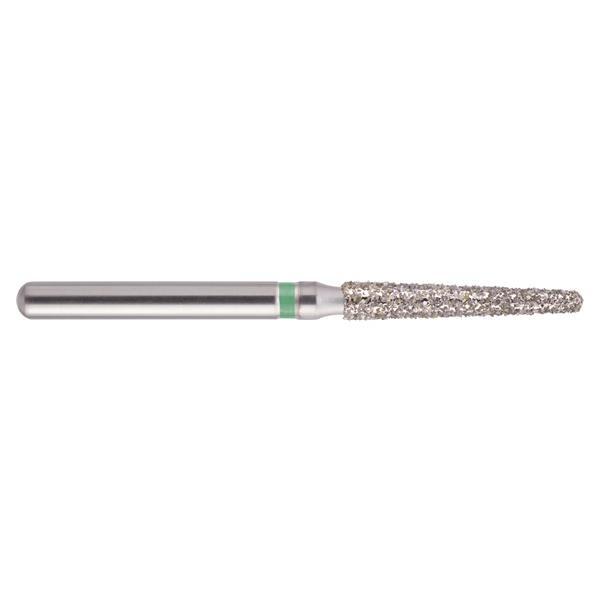 Fraises diamantées NeoDiamond FG - 199 conique ronde - ISO 018, gros (vert), 10 pcs