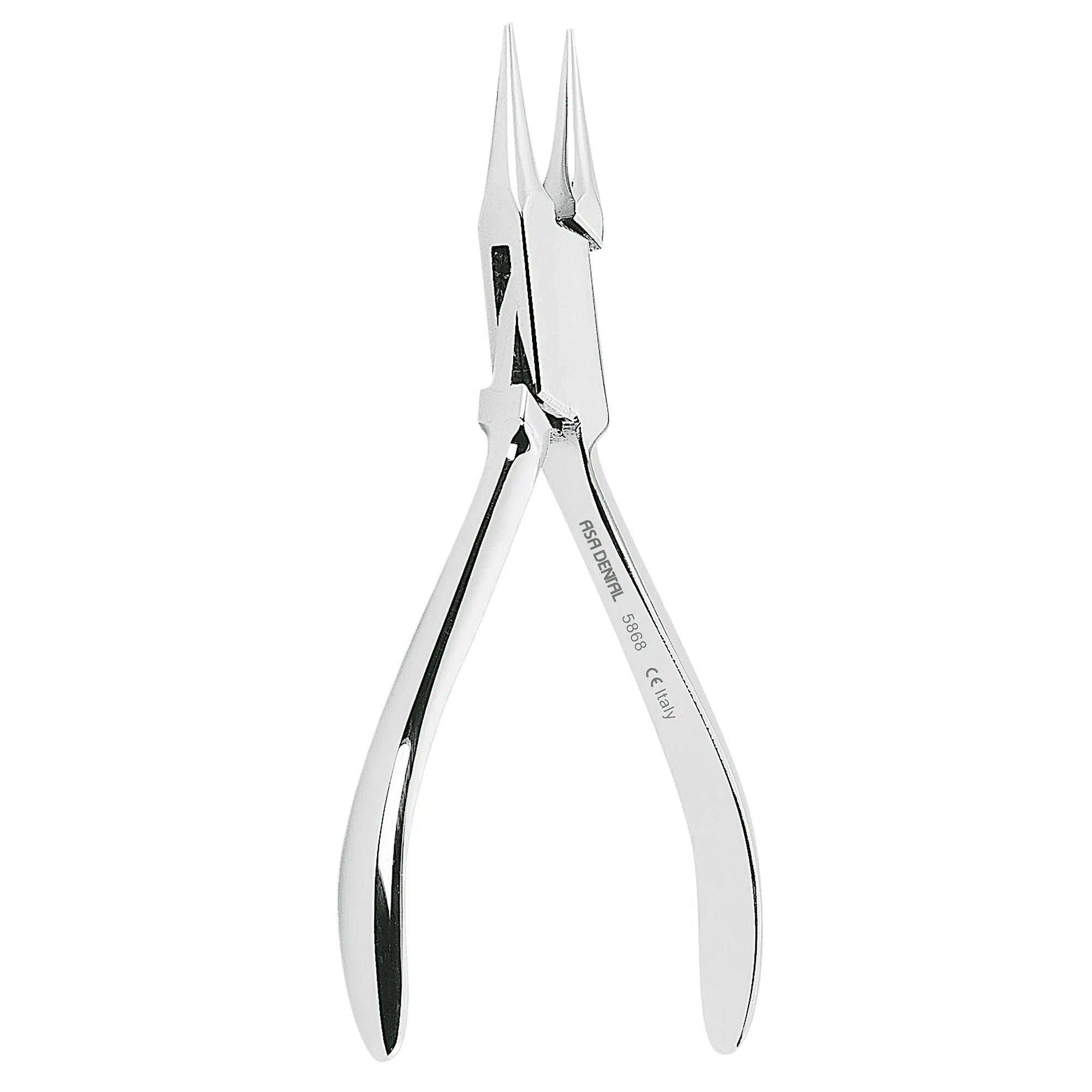 Asa Dental Draadbuigtang / Krampontang Lang rond (13,5 cm)