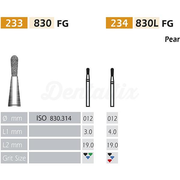 Diamantboor peer 830 BADER FG (5 st.)