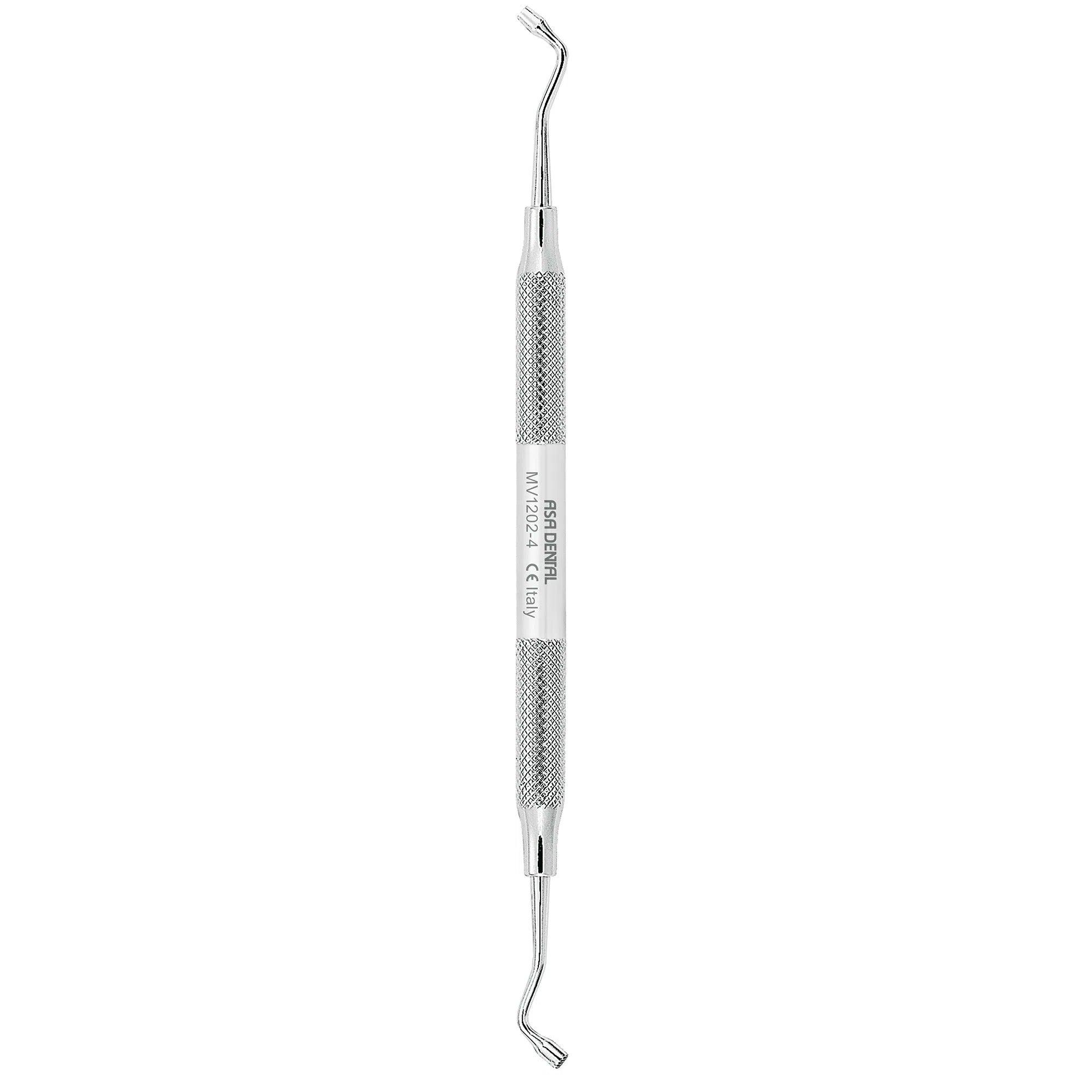 Fouloir à amalgame Asa Dental MV #4 strié (3 mm - 3,2 mm)
