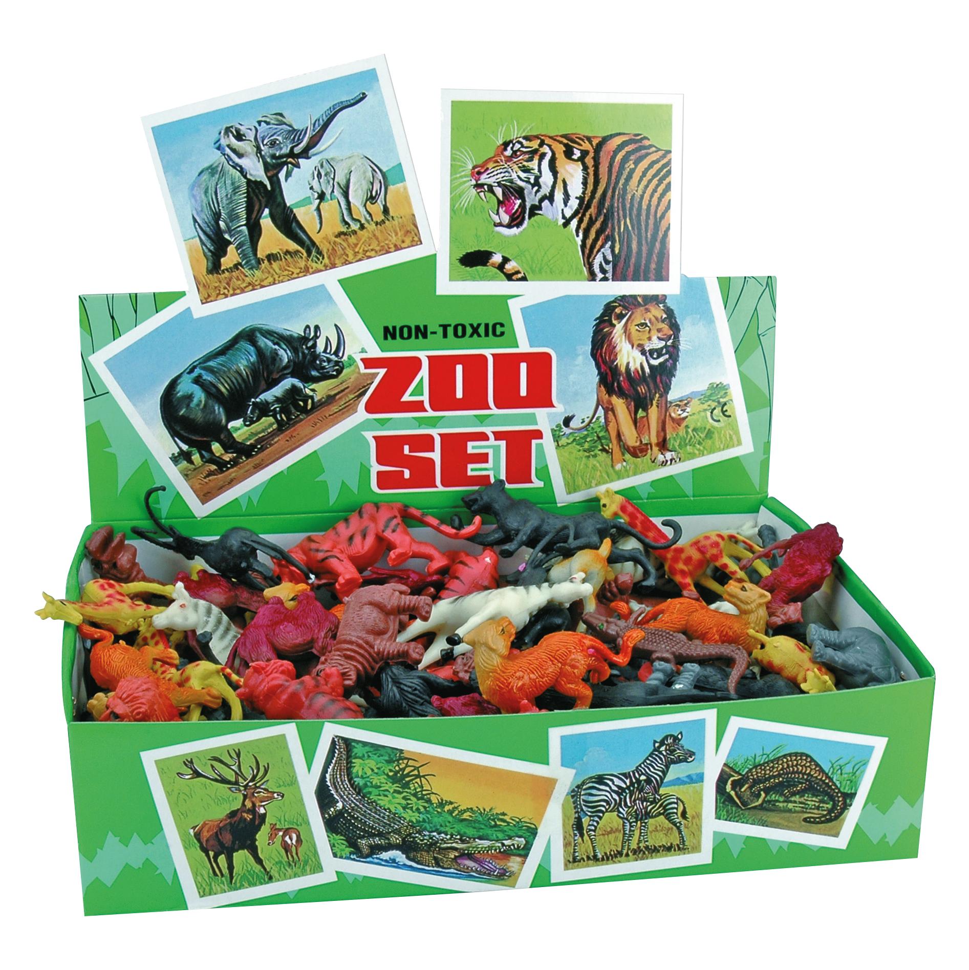 SET D'ANIMAUX DU ZOO (100)