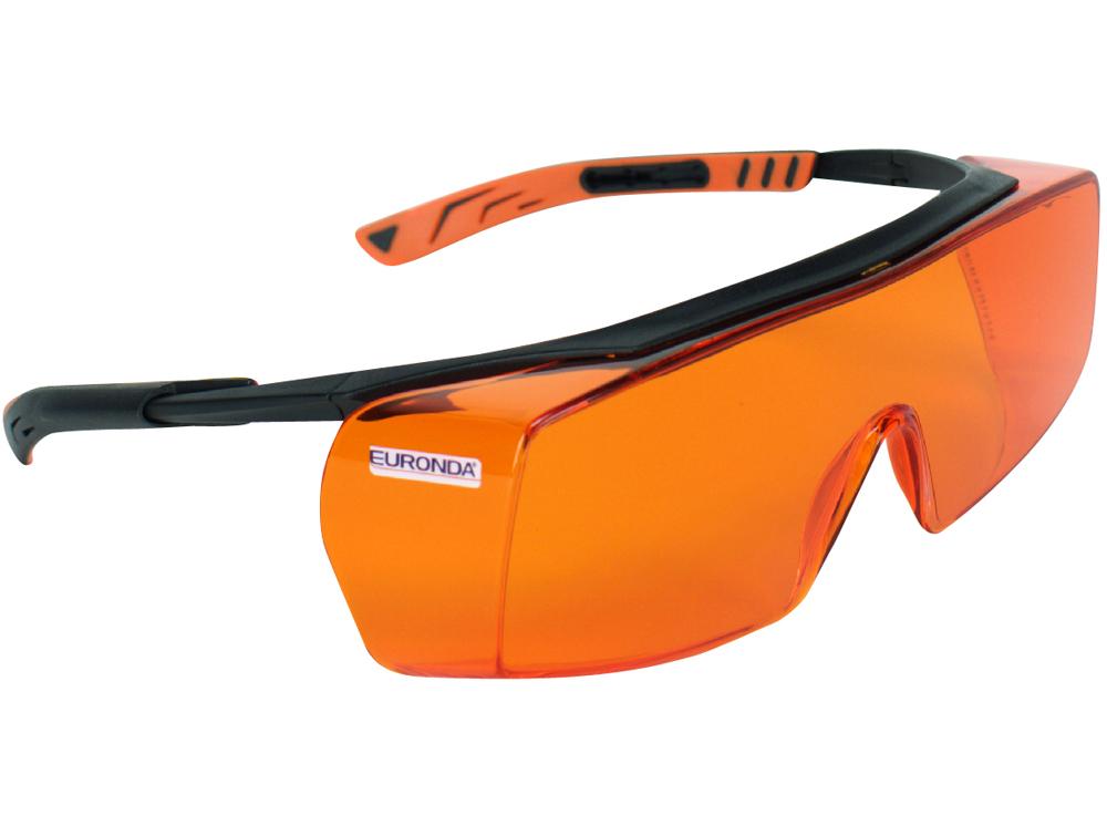 Monoart veiligheidsbril Cube oranje St