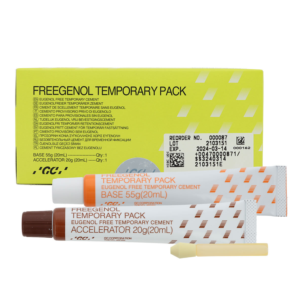 GC Freegenol temporary pack