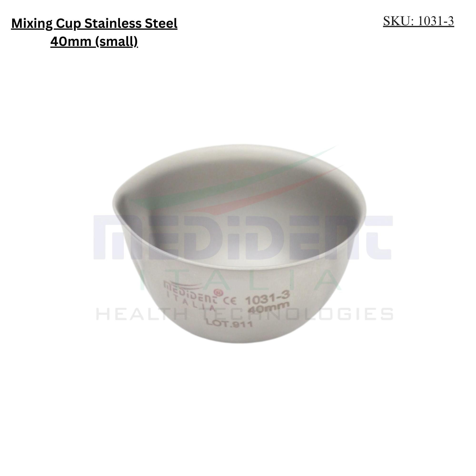 Mengbeker inox 0 40mm (klein) ref. 1031-3