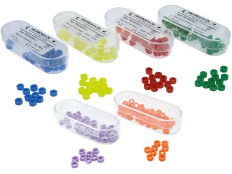Silicone Code Rings Rouge Boite De 50