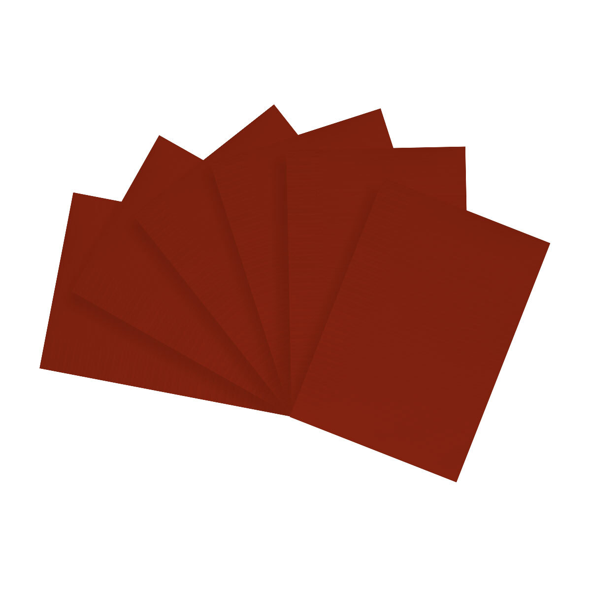 PURE Dental Towels avec feuille PE 33x45cm (2-épaisseurs) - bordeaux