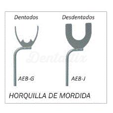 Fourche pour empreinte morsure - AEB J pour édenté