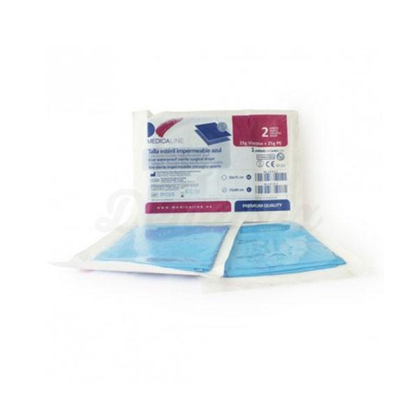 Champ stérile bleu taille L (50 pcs)