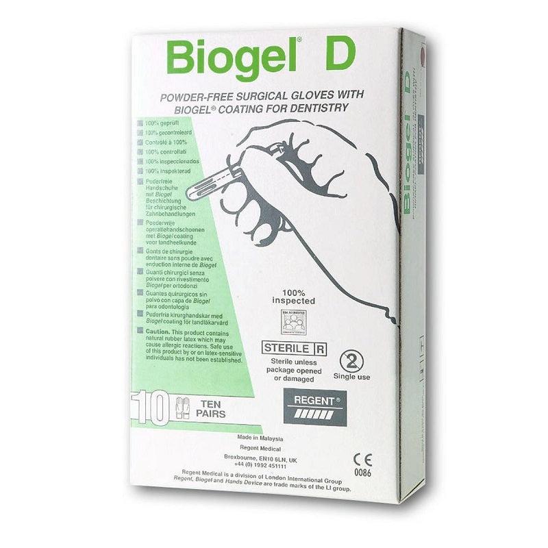 Mölnlycke Biogel gants stériles, plusieurs tailles (10 sets)