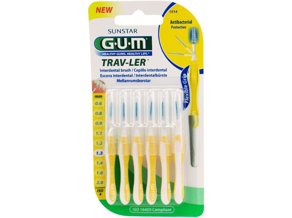 GUM TRAV-LER 1.3 spar geel 6st