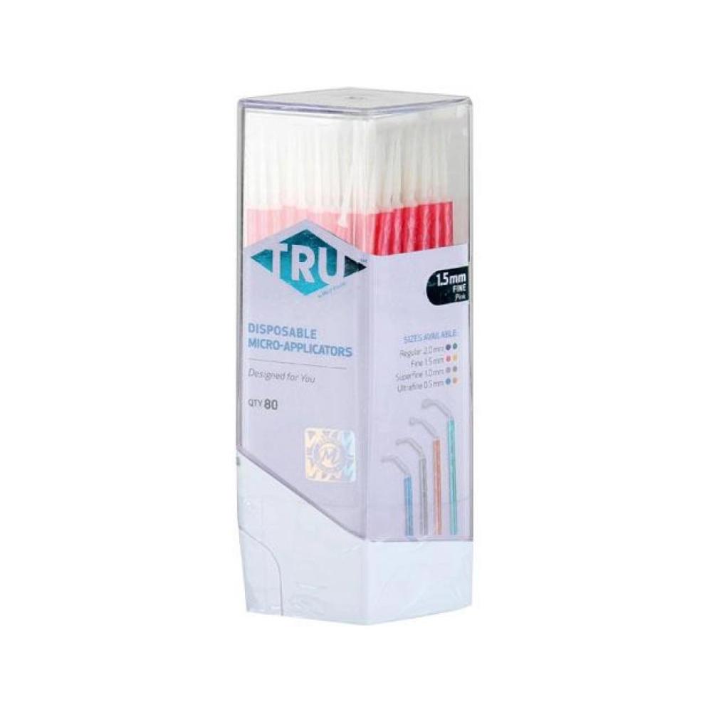 Microbrush TRU Fine rose 80 pcs