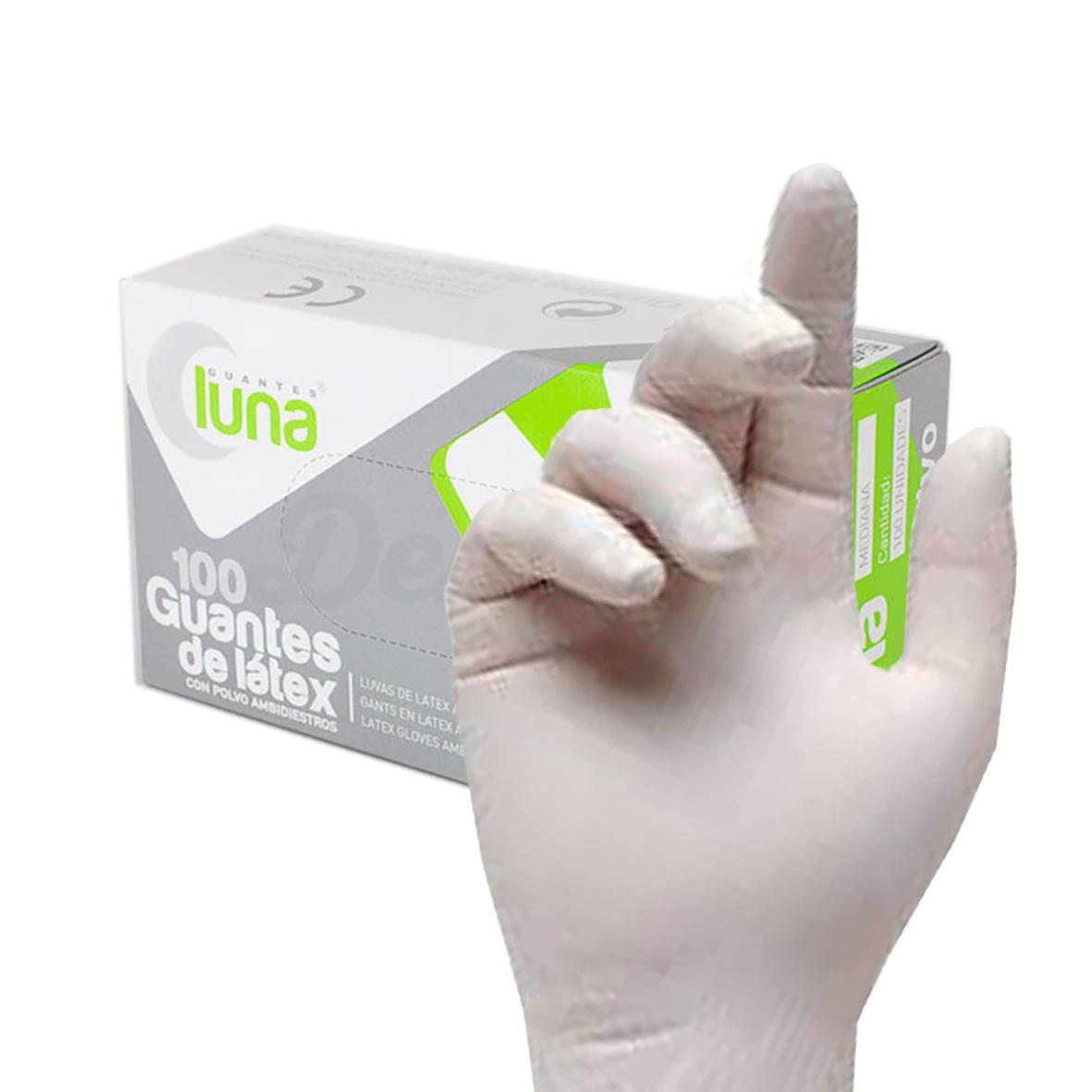 Gants en latex avec poudre (100 pcs)