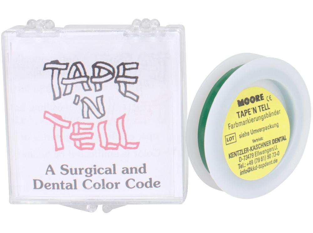 Tape'n tell Mark.Band vert rouleau