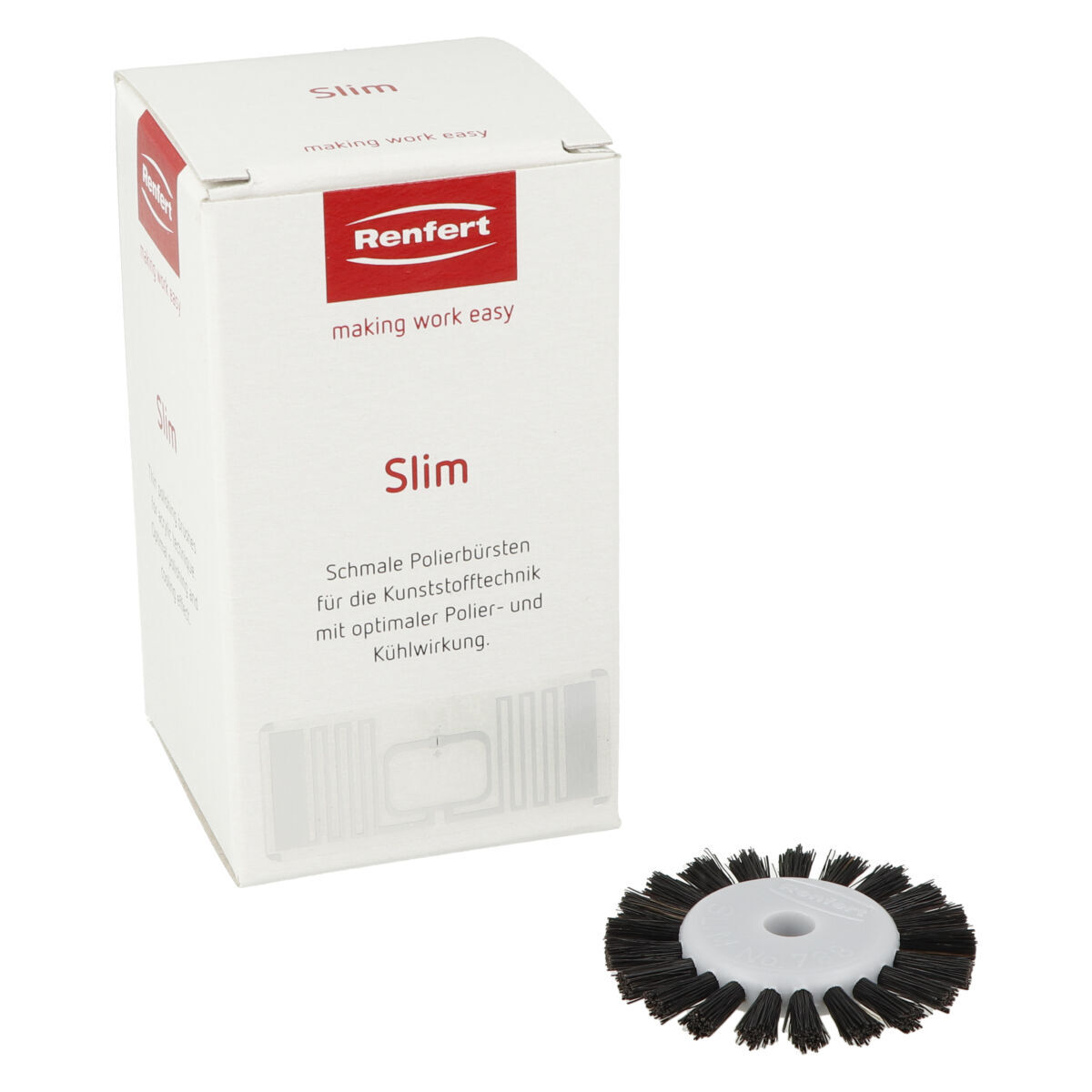Renfert SLIM Brossettes à polir Ø 44mm - 12pces