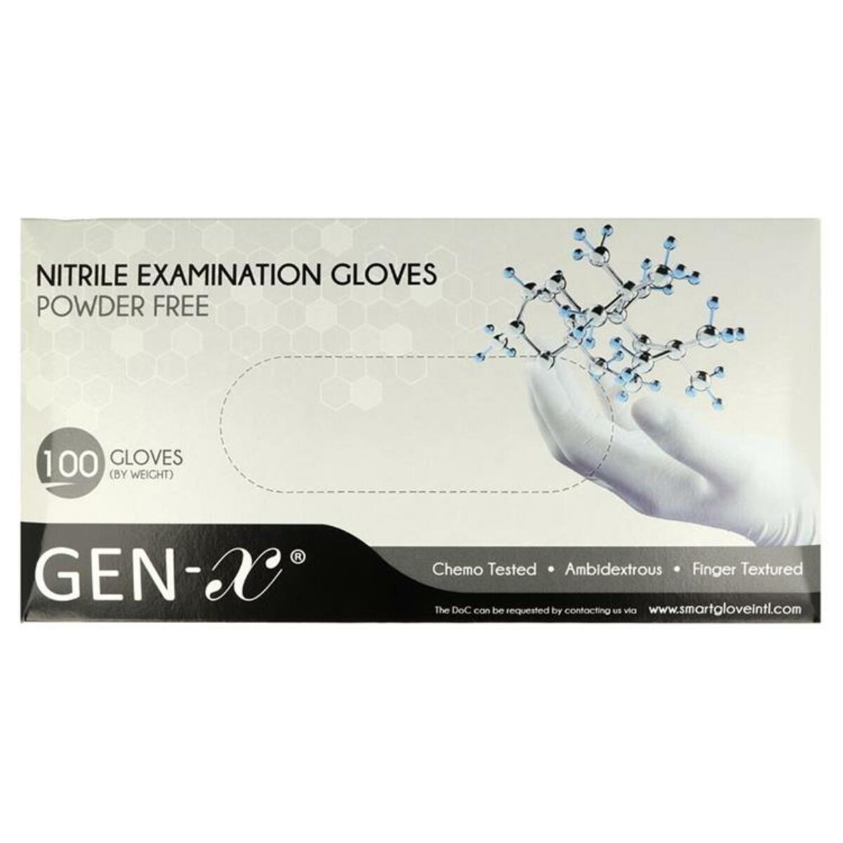 PURE Selection nitril handschoenen poedervrij ijsblauw