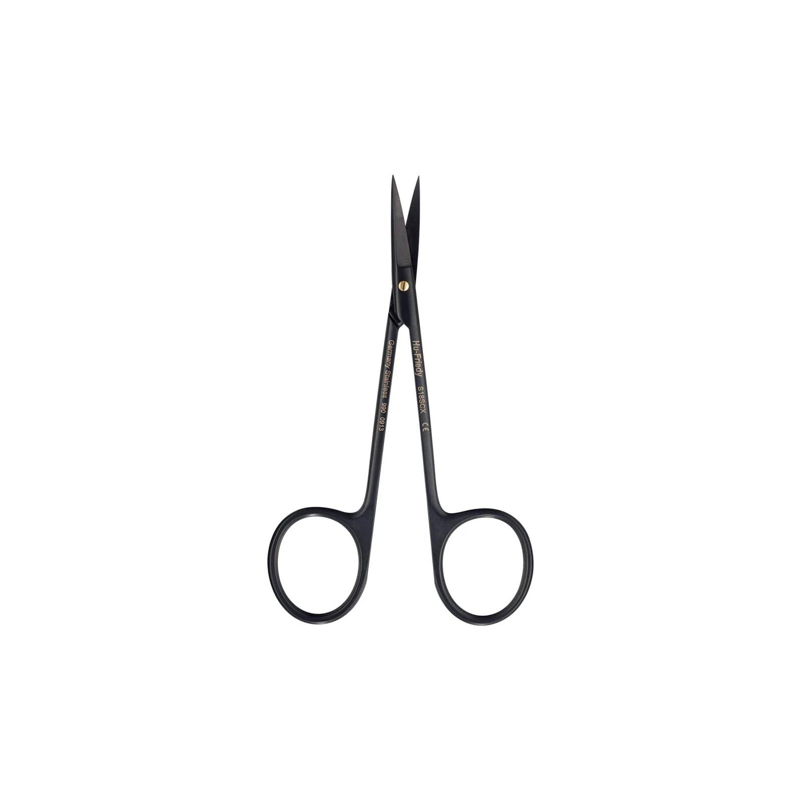 Schaar - Iris Black Line - gebogen - 11,5 cm